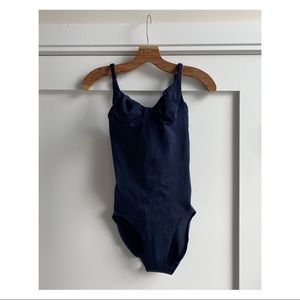 Wolford Mat De Luxe Bodysuit in Navy